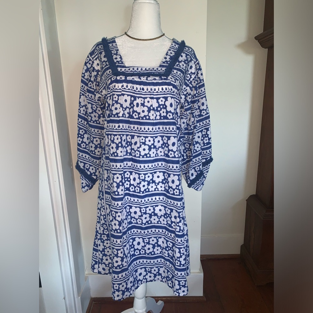 Tuckernuck Blue Floral Dress